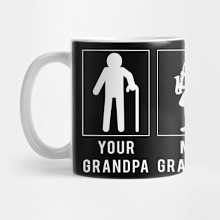 Saxophone Showdown - My Grandpa vs. Your Grandpa Funny Tee for Grandsons & Granddaughters! Mug